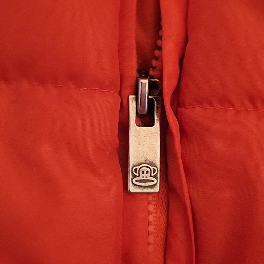 Kids Paul Frank Target Puffer Vest Hockey‎ Graphic Orange 4T